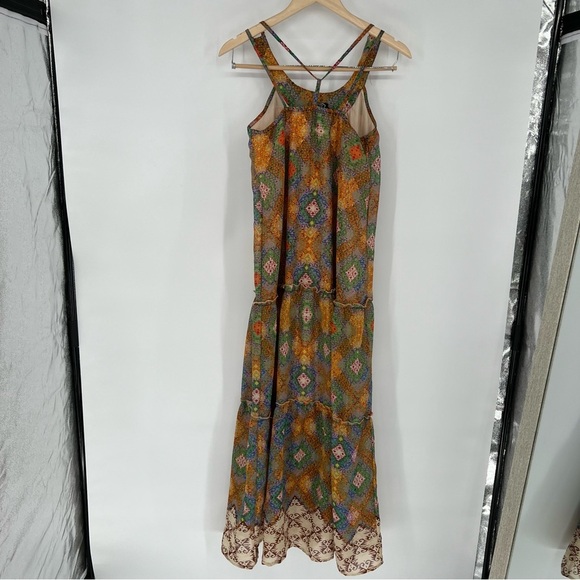 Boho Maxi Halter Tiered Dress Angie‎ Boutique Fairy Sequin - Picture 9 of 13